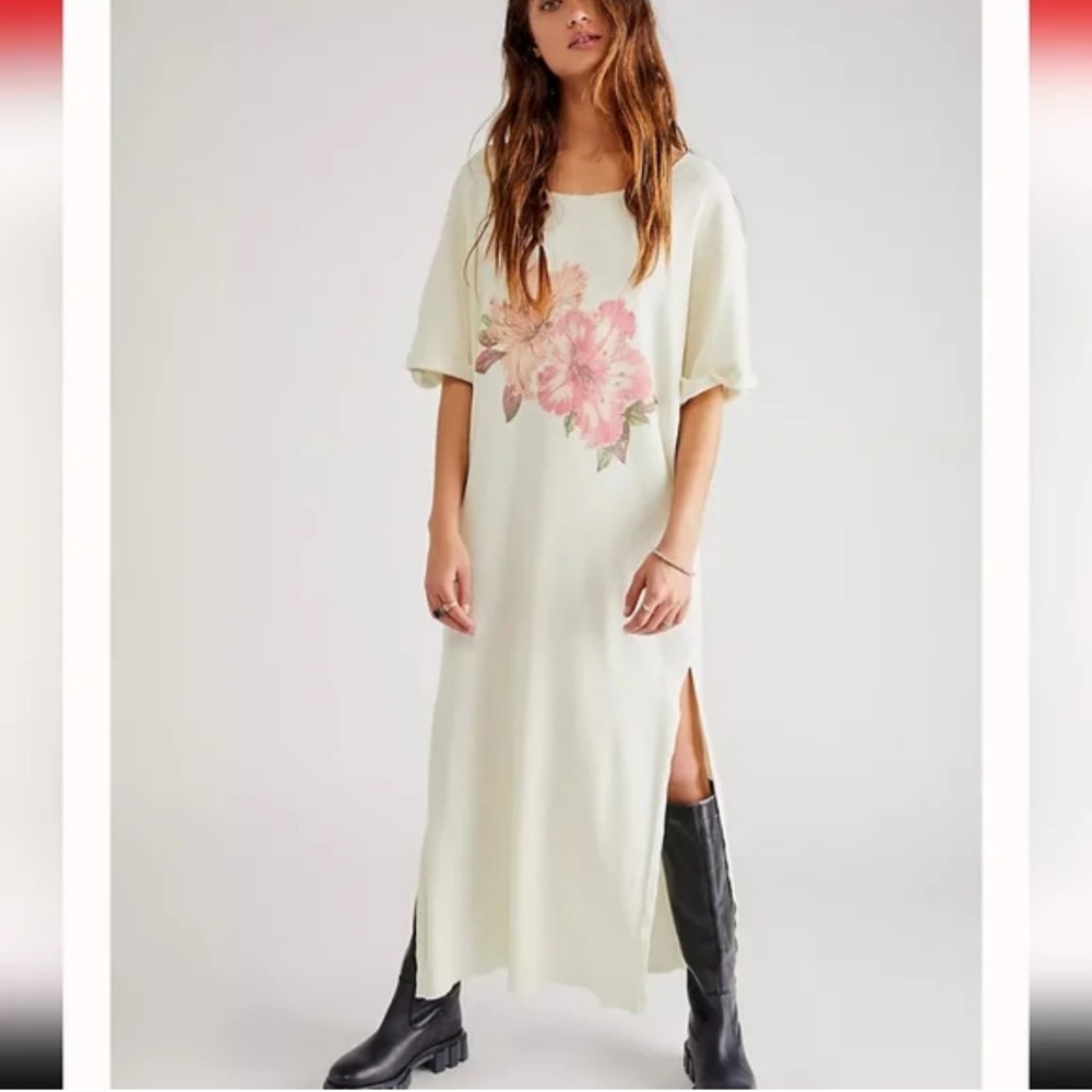 Free People Vintage Souls Hibiscus Maxi Dress